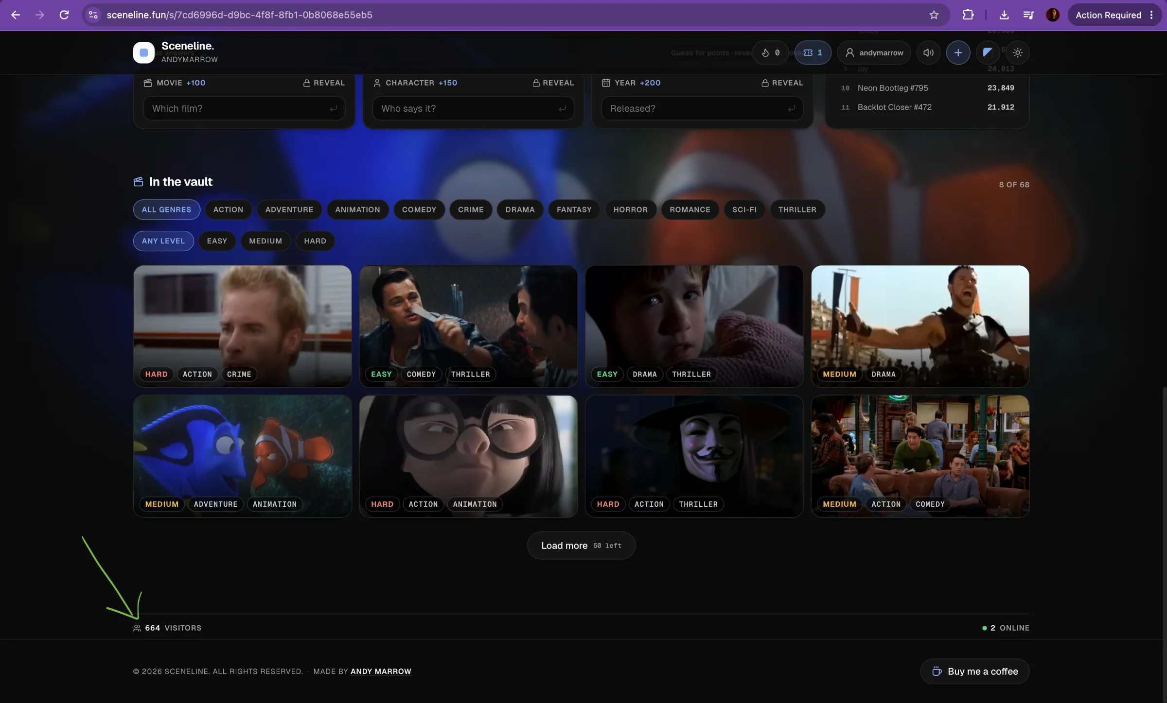 Sceneline — screen 7