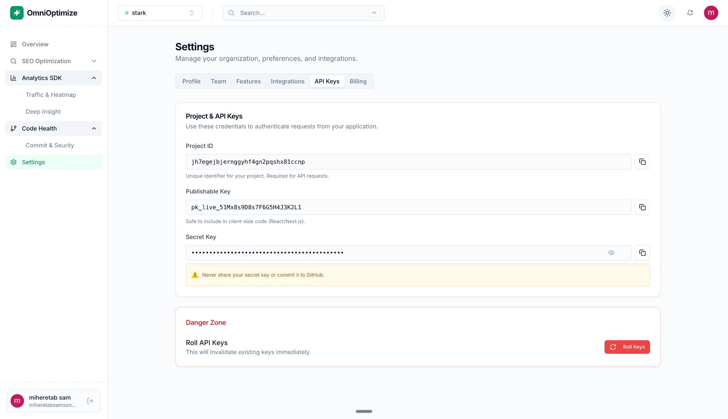 Omni optimize integration 
