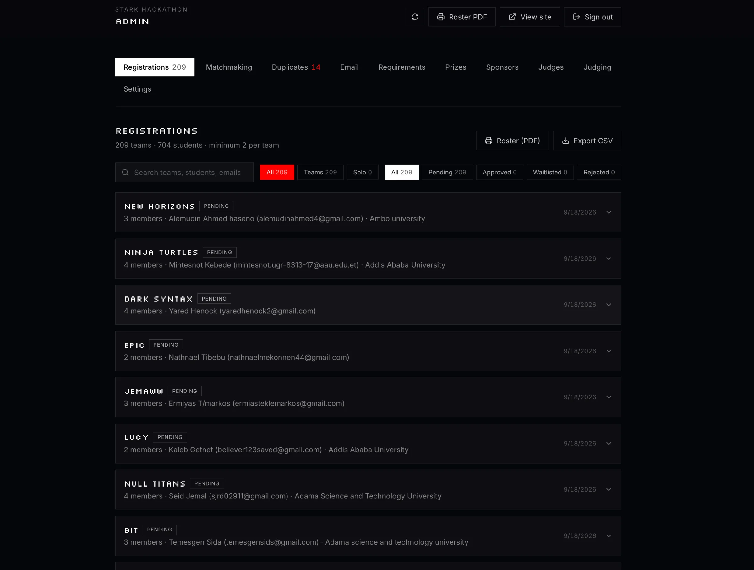 Stark-hackathon — screen 7
