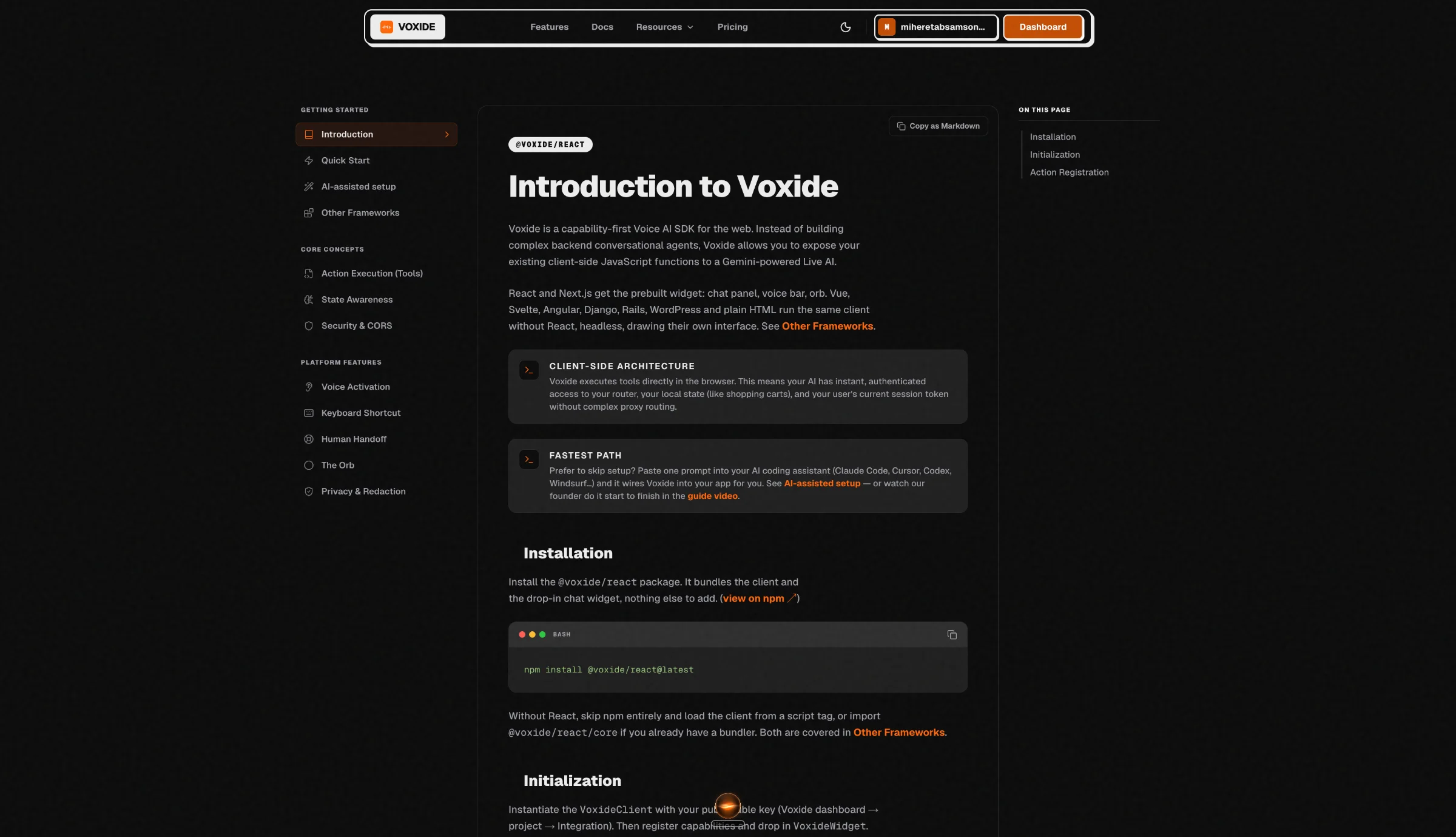 Voxide docs