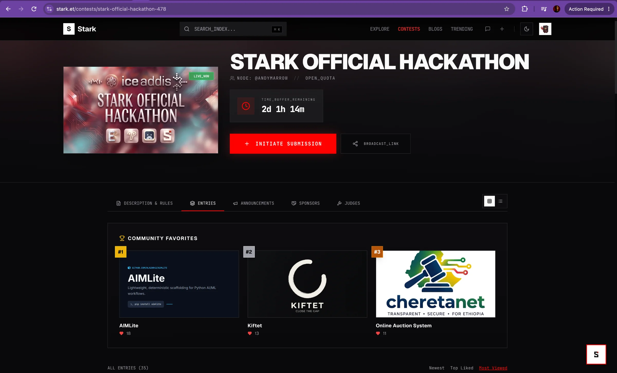 Stark-hackathon — screen 8